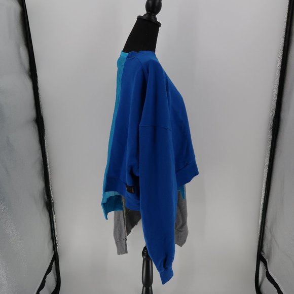 Ben Taverniti UNRAVEL PROJECT Over-Sized Asymmetrical Sweatshirt - Picture 10 of 10
